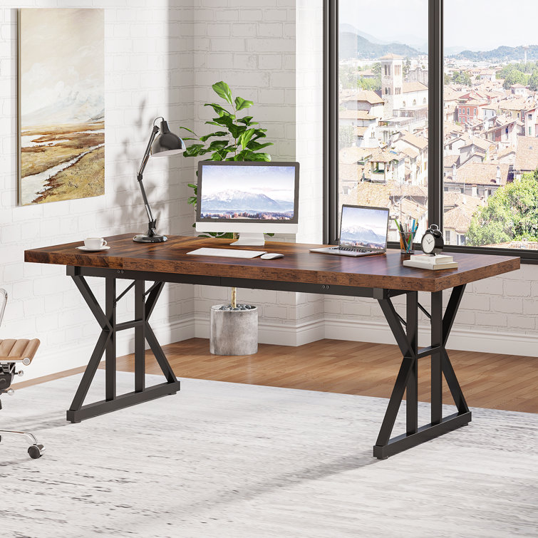 gracie-oaks-metal-base-computer-desk-reviews-wayfair